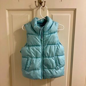 Old Navy 3T light blue puffer vest
